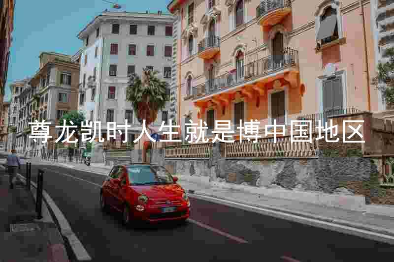 尊龙凯时人生就是博中国地区