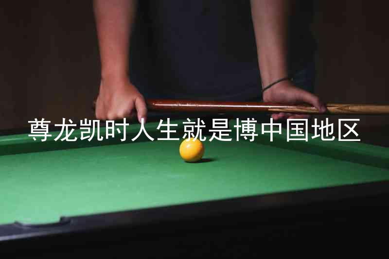 尊龙凯时人生就是博中国地区